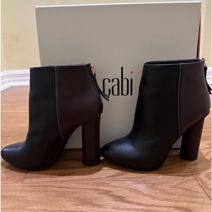 Size 5 Cabi Black and Plum Bootie